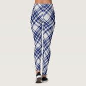 Leggings Motif tartan Blue et Silver Royal Stewart (Dos)