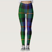 Leggings Motif Tartan Écossais (Devant)