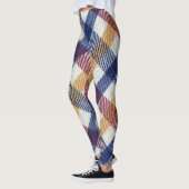 Leggings Motif Tartan multicolore (Gauche)