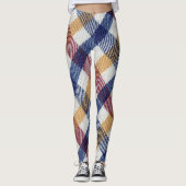 Leggings Motif Tartan multicolore (Devant)
