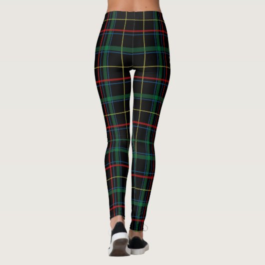 Leggings Motif Tartan Plaid (Dos)