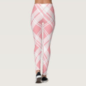 Leggings Motif Tartan rose (Dos)