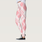 Leggings Motif Tartan rose (Gauche)