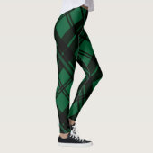Leggings Motif Tartan vert (Droite)