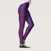 Leggings Motif tartan violet (Droite)