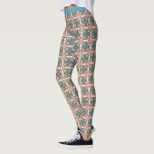 Leggings Motif tendance Sud-Ouest Blue Khaki Yoga (Gauche)