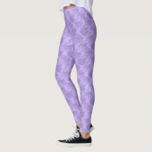 Leggings Motif Tigre Violet (Gauche)