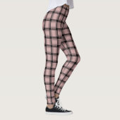 Leggings Motif Tissé Rose Bébé (Droite)