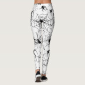 Leggings Motif Toile d'araignée Halloween (Dos)