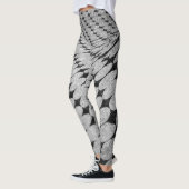 Leggings Motif tordu de cercles et de diamants (Gauche)
