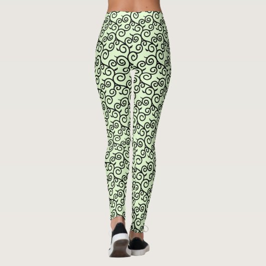 Leggings motif traditionnel arabe design japonais (Dos)