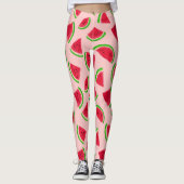 Leggings Motif Tranche de Pastèque (Devant)