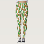 Leggings Motif transparent avec ananas (Devant)