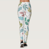 Leggings Motif transparent feuille (Dos)