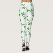 Leggings Motif transparent Graphique Floral (Dos)