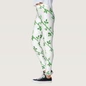Leggings Motif transparent Graphique Floral (Gauche)