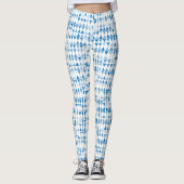 Leggings Motif triangle bleu (Devant)