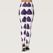 Leggings Motif triangle pourpre (Dos)