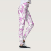Leggings Motif Triangle Rose Violet (Droite)