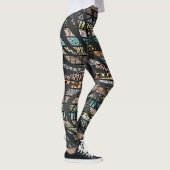 Leggings Motif tribal africain Zebra Stripes (Droite)