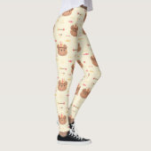 Leggings Motif tribal de l'ours mou (Droite)