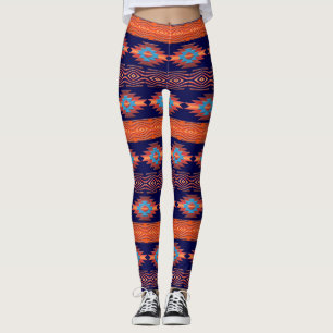 Leggings Motif tribal ethnique du sud-ouest.