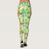 Leggings Motif tropical (Dos)