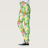 Leggings Motif tropical (Gauche)