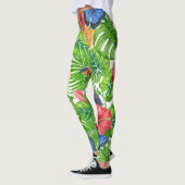 Leggings Motif tropical (Gauche)