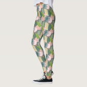 Leggings Motif tropical Abstrait moderne (Gauche)