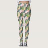 Leggings Motif tropical Abstrait moderne (Devant)