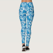 Leggings Motif tropical de ketmie (Dos)