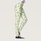 Leggings Motif tropical de paresse de noix de coco (Droite)
