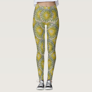 Leggings Motif tropical de photo de cactus de sphère