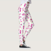 Leggings Motif tropical, Flamants roses, pastèques, Fleurs (Droite)