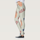 Leggings Motif Trump MAGA (Gauche)