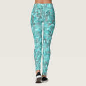 Leggings Motif turquoise (Dos)