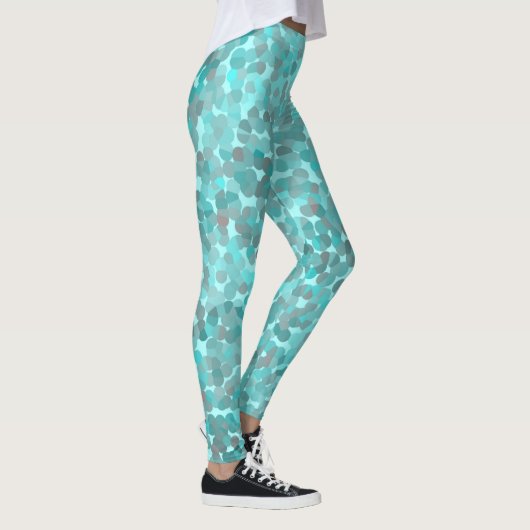 Leggings Motif turquoise (Droite)
