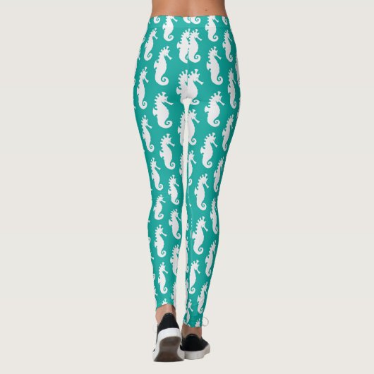 Leggings Motif Turquoise 1 (Dos)