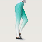 Leggings Motif Turquoise Zigzag (Droite)