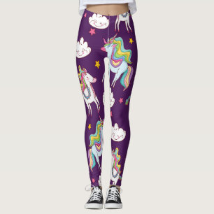 Leggings Motif Unicorn Funny Magic Horse