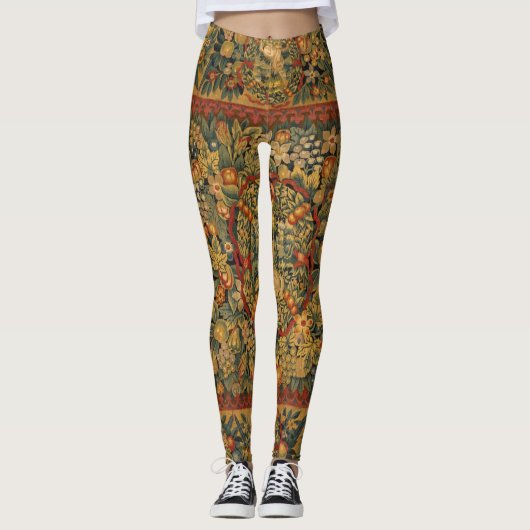Leggings Motif Unicorne Floral (Devant)