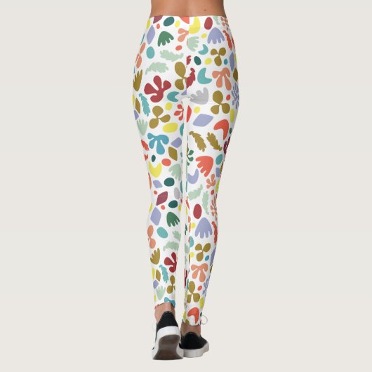 Leggings Motif Urban Abstrait Organic Shapes (Dos)