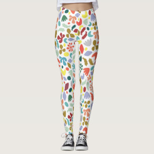 Leggings Motif Urban Abstrait Organic Shapes