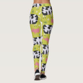 Leggings Motif Vaches Et Cochons (Dos)
