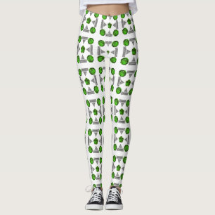 Leggings Motif vert
