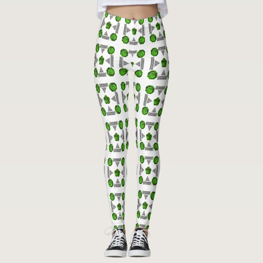 Leggings Motif vert (Devant)