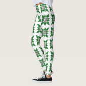 Leggings Motif vert (Gauche)
