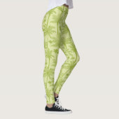 Leggings Motif vert de palmiers (Droite)