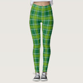 Leggings Motif vert et blanc (Devant)